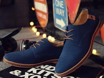 Men Sanded Leather Shoe