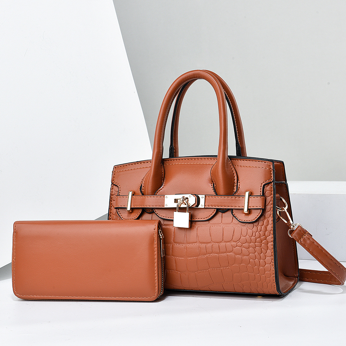 Atmospheric Stone Pattern Bag